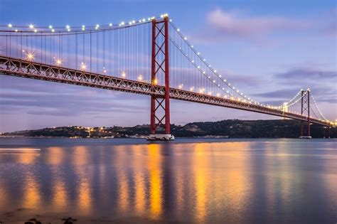 red bridge in portugal